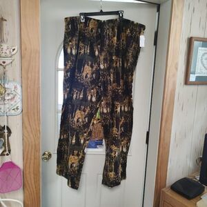 New Joe Boxer Camo Deer Flannel Lounge Pants Size Men's XXXL